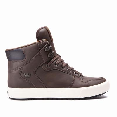 Férfi Supra VAIDER COLD WEATHER Magasszárú Cipő HU054238 Csokoládé